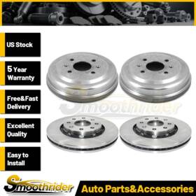 Smrd250612237845 Durago 4pcs Front Rear Brake Drum Disc Rotor For Chevrolet Aveo 2004-2018