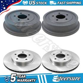 Stee251022214145 Durago Front Rear Brake Drum Disc Rotor For 2005-2006 Chevrolet Equinox