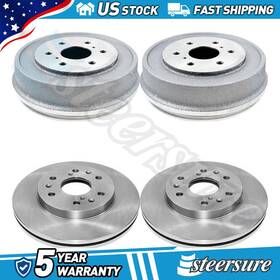 Stee251022214246 Durago Front Rear Brake Drum Disc Rotor Fits 2005-2008 Chevrolet Silverado 1500