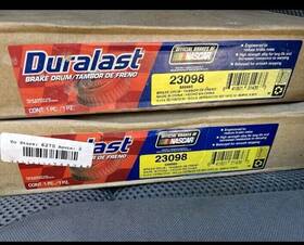 23098 Duralast Brake Drum Pair