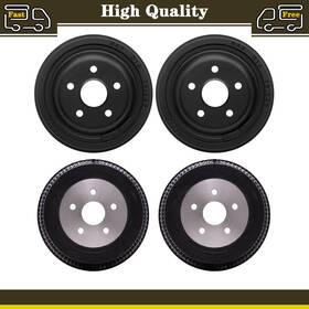 Scars250809086249 Dynamic Friction Company 4 Front Rear Oe Brake Drum Fits Ford Country Squire 4.1l 2.8l 3.3l 3.9l 6.4l