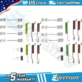 Stee251022187464 Dynamic Friction Company Front Rear Drum Brake Hardware Kit Fits 1970-1972 Dodge Monaco