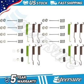 Stee251022291270 Dynamic Friction Company Front Rear Drum Brake Hardware Kit Fits 1963-1964 Dodge 880