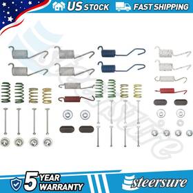 Stee251022346095 Dynamic Friction Company Front Rear Drum Brake Hardware Kit Fits 1965-1967 Buick Gran Sport