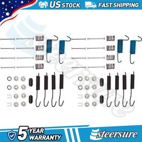 Stee251022360811 Dynamic Friction Company Front Rear Drum Brake Hardware Kit Fits 1966-1966 Ford Custom 500