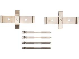 Ff37r9 Dynamic Friction Front Brake Hardware Kit For 14-22 Maserati Ghibli