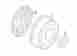 E9tz2211a Ford Oem Drum Brake Backing Plate Image 2