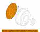 E9tz2212a Ford Oem 92-02 E-350 Econoline Club Wagon-brake Backing Plate Left