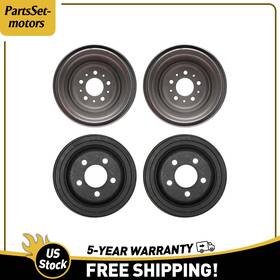 Ecop241223016441 Ecocarparts8 4pcs Front Rear Brake Drum For Dodge Coronet 1966 1967 A100 5.2l 1970