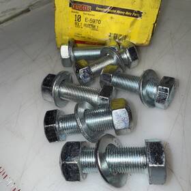 E-5970 Euclid 6- Bolt Assembly 5/8 Fine Thread Gr8 Brake Drum Bolts Made In Usa
