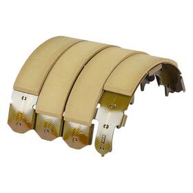 18022524 Evan-fischer 2-wheel Set Brake Shoe Sets Rear Driver And Passenger Side For Pickup Left Right