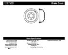 122.75001 Fa1517 Centric Parts Brake Drum-premium Drum Preferred Front Fits 98-03 Hino