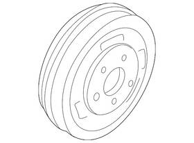 2u2z-1v126-f Ford Genuine Drum