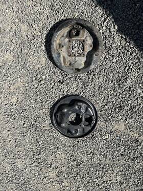 3210067 Ford 86-97 F250 Drum Brake Backing Plate