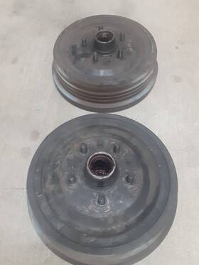 B7s-1102-a Ford 1955 1956 1957 Thunderbird Original Front Drum Brake Assembly Rebuilt