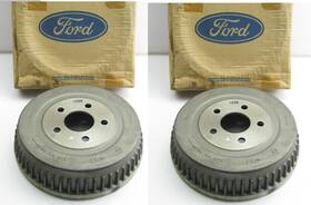 F58z-1126-a-2 Ford 2 New Genuine Oem F58z-1126-a Brake Drums For Steel Wheels Only
