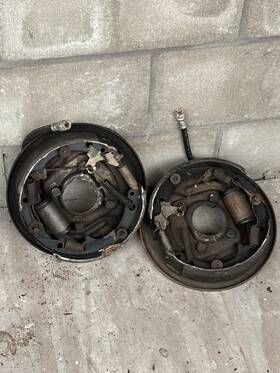 Ff-57749 Ford 66 Mustang 9 Inch Loaded Drum Brake Setup For 7-1/4 Brakes