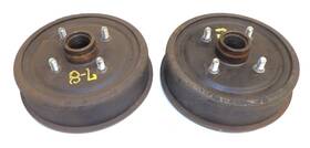 C6dz-1102-e Ford - Mercury 1967 1968 Mustang Falcon Orig 6-cyl Front Wheel Hubs And New 9 Inch Brake Drums
