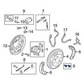 W505741s442 Ford Oe For Fiesta 2011-2013 Brake Drum Screw