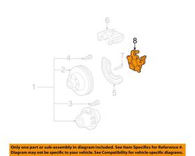 Ac3z2b511a Ford Oem 99-12 F-250 Super Duty Brake Components-adapter