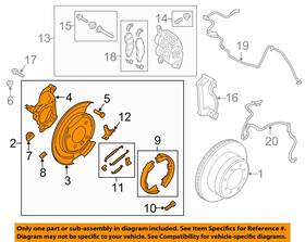 Hc3z2c220c Ford Oem 17-22 F-250 Super Duty Brake Components-brake Assy