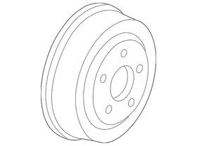Yc3z-1v126-e Ford Genuine Brake Drum