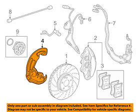 2224210920 Front Brake-backing Plate Dust Splash Shield
