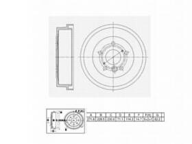 Fvp 666349 Rr Brake Drum