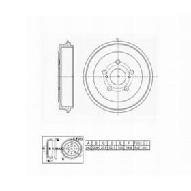 666420 Fvp Brake Drum