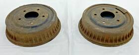 36137 General Motors 1965 1966 1967 Pontiac Gto Rear Brake Drums Pair Lemans Tempest Dated E 1 5