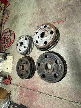 3841825 General Motors 1963 Corvette Z06 Brake Drum Set Fronts And Rears Vgc