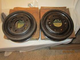 6256975 General Motors Early Model Crovair Front Brake Drum Pair