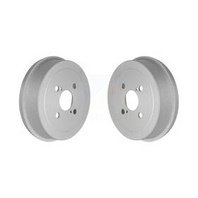 Kg-101413 Genius Rear Coated Brake Drums Pair For Toyota Corolla Prizm Chevrolet Geo