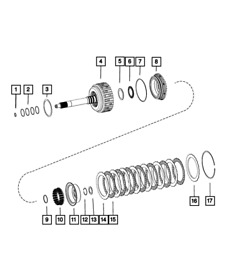 68269560aa Genuine Mopar Drum