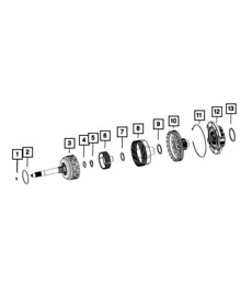 68281227aa Genuine Mopar Drum