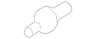 41128-ja00a Genuine Nissan Brake Bleeder Screw