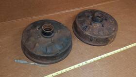 505297-8 Gm 505297 Nos 39 40 41 Pontiac Front Brake Drum And Hub Pair 1939 1940 1941 Read