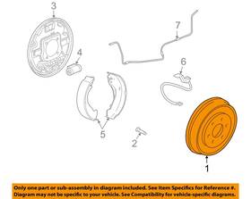 19133374 Gm Oem 05-08 Sierra 1500 Classic Brake Components-brake Drum