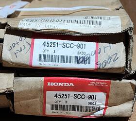 45251-scc-901 Honda 90-05 Civic Set Geniune Oem Front Brake Rotors - 10.25 Inch