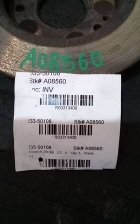 533-50108 Honda Rear Brakes Coupe Disc Fits 06-11 Civic 3313409