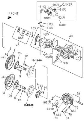 8-97144-256-0 Honda Genuine Drum Rear Brake