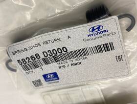58268d3000 Hyundai Genuine Parts 58268 D3000 Spring-shoe Return Inch Free Shipping