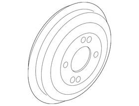 58411-1r000 Hyundai Genuine Drum