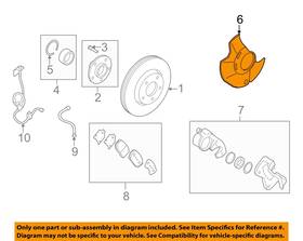517563k000ds Hyundai Oem 06-10 Sonata Brake Components-backing Plate