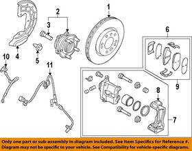 51756c1250 Hyundai Oem 15-19 Sonata Brake Components-backing Plate