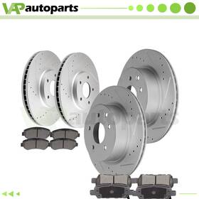 Ig838191no Ignitionco Front And Rear Brake Pads Rotors For Nissan Maxima 3.5l 2009-2014 2016-2017