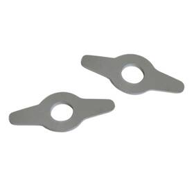Baf100a Inline Tube 64-74 A F X Rear Axle 9 1/2 Drum Brake Shoe Pad Spring Ear Special Washer Pair