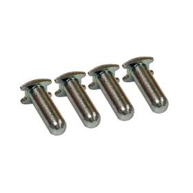 Baf101a Inline Tube 64-74 Gm Rear Axle Drum Brake Wheel Cylinder Shoe Pad Push T Pins Rods Pin 4 Pc