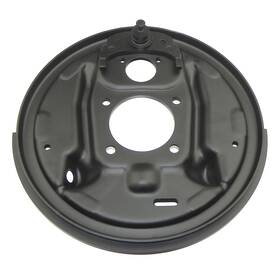 Baf108b Inline Tube 64-77 A F X Rear Axle Drum Brake Factory Left Backing Plate With Splash Shield
