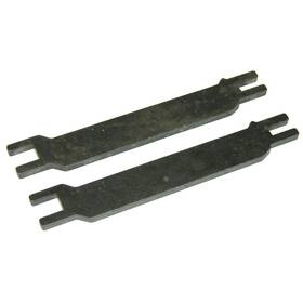 Baf200a Inline Tube 1964-74 Gm Rear Axle 9 1/2 Drum Brake Shoe Spring Space Spacer Bar 2pc